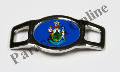 Maine State Flag Charm  - Click Image to Close