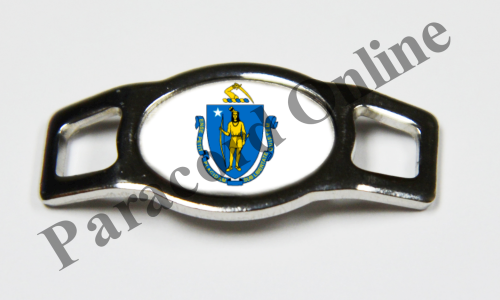 Massachusetts State Flag Charm  - Click Image to Close