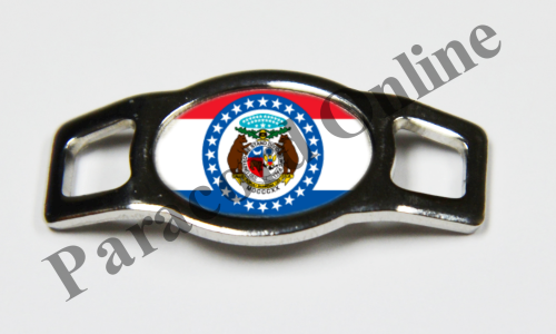 Missouri State Flag Charm  - Click Image to Close