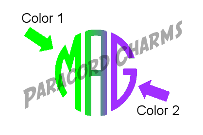 Custom Monogram <br> USE HTML CHART BELOW!!  - Click Image to Close