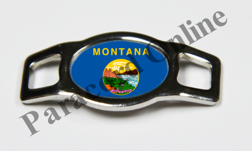 Montana State Flag Charm  - Click Image to Close